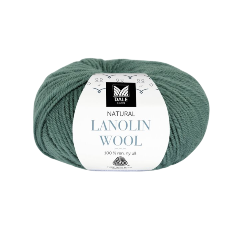 Dale Lanolin Wool 1430 Grågrønn