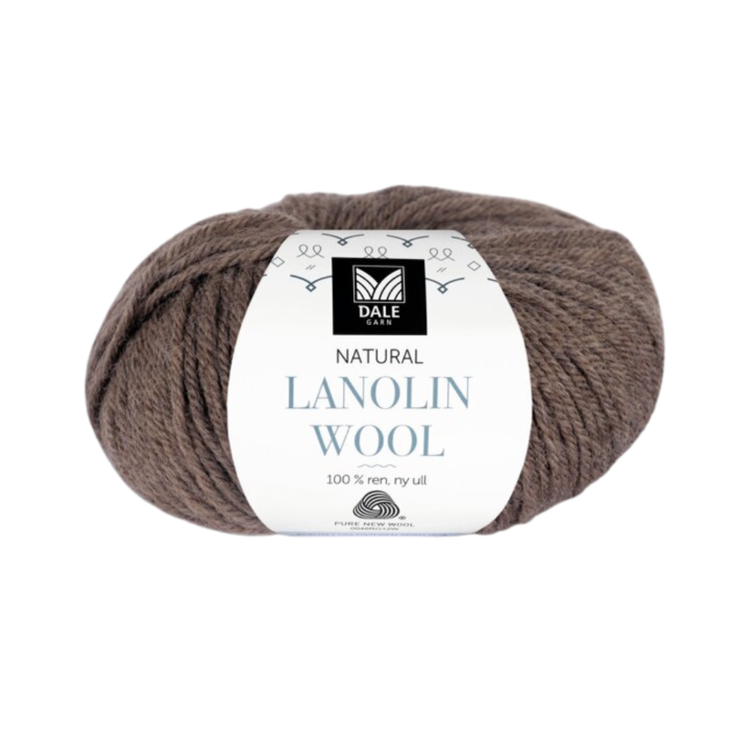 Dale Lanolin Wool 1423 Brun melert