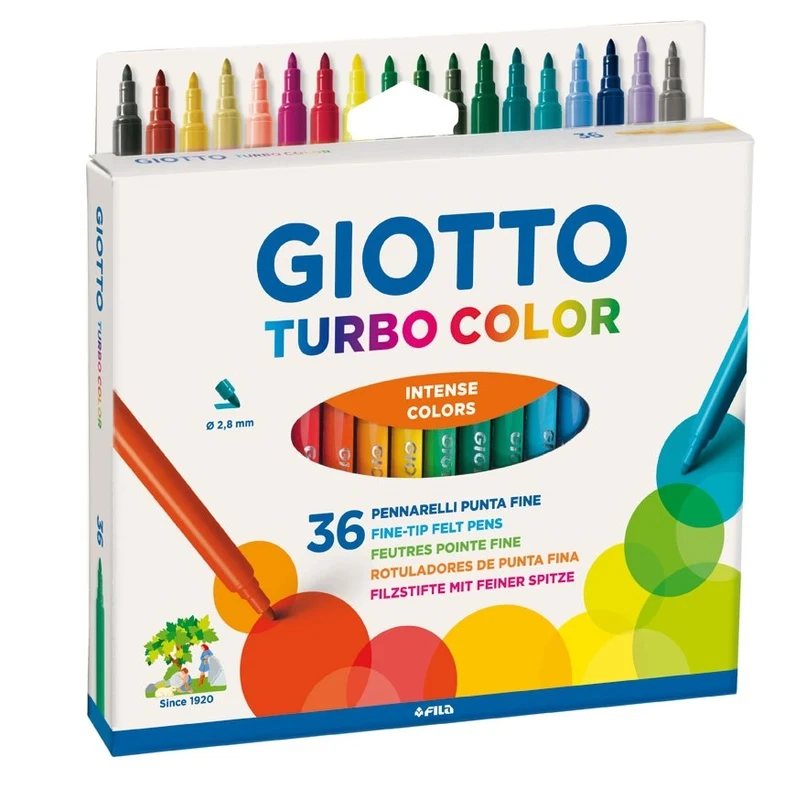 Giotto Turbo Color Tusser, 36 stk