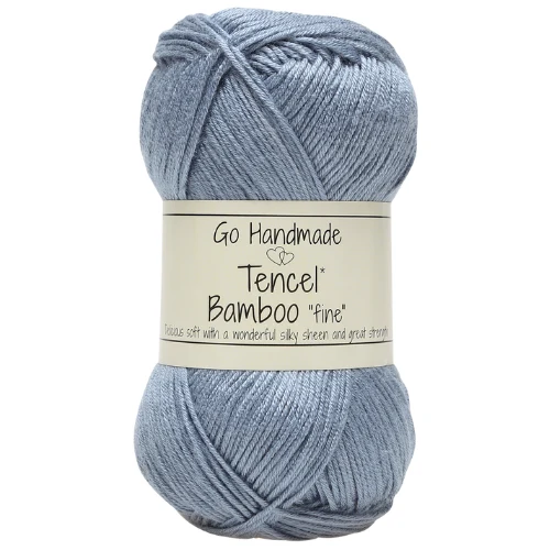 Go Handmade Tencel Bamboo 17368 Jeansblå