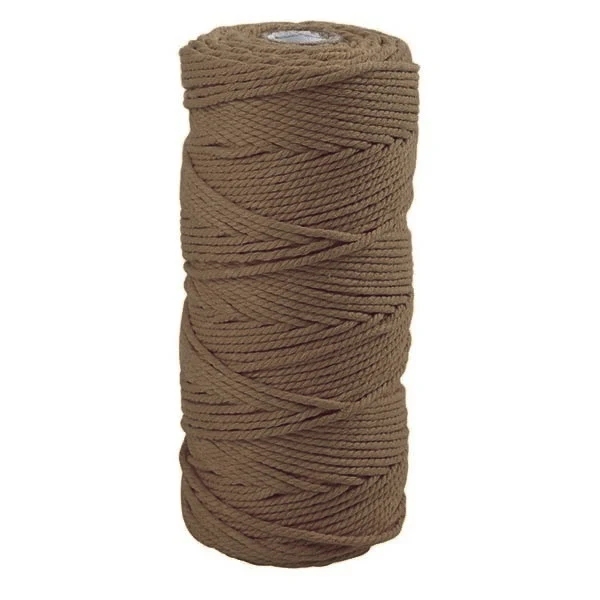 Knyttegarn 2mm 100m 48 Brun