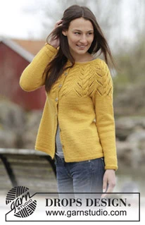 Early Autumn Cardigan by DROPS Design