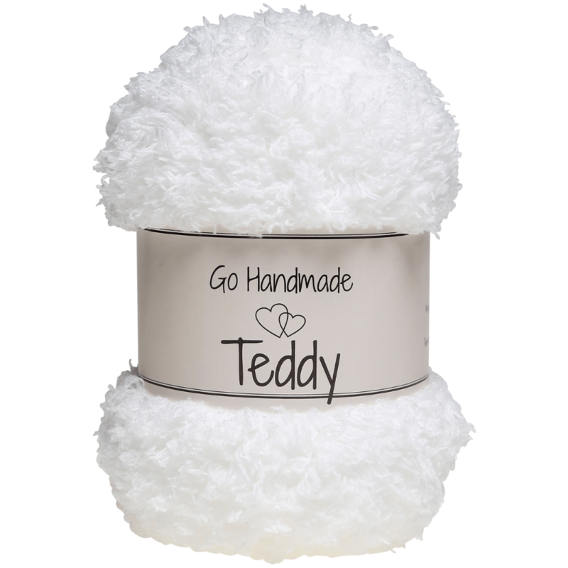 Go Handmade Teddy 17379 Hvit