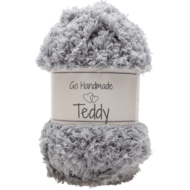 Go Handmade Teddy 17347 Lys grå