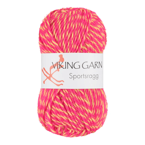 Viking Sportsragg 557 Multi rosa/gul