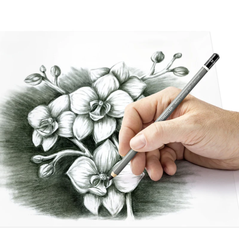 STAEDTLER mars lumograph kull & tegningsstubbe, 3 + 1 stk – Bruk