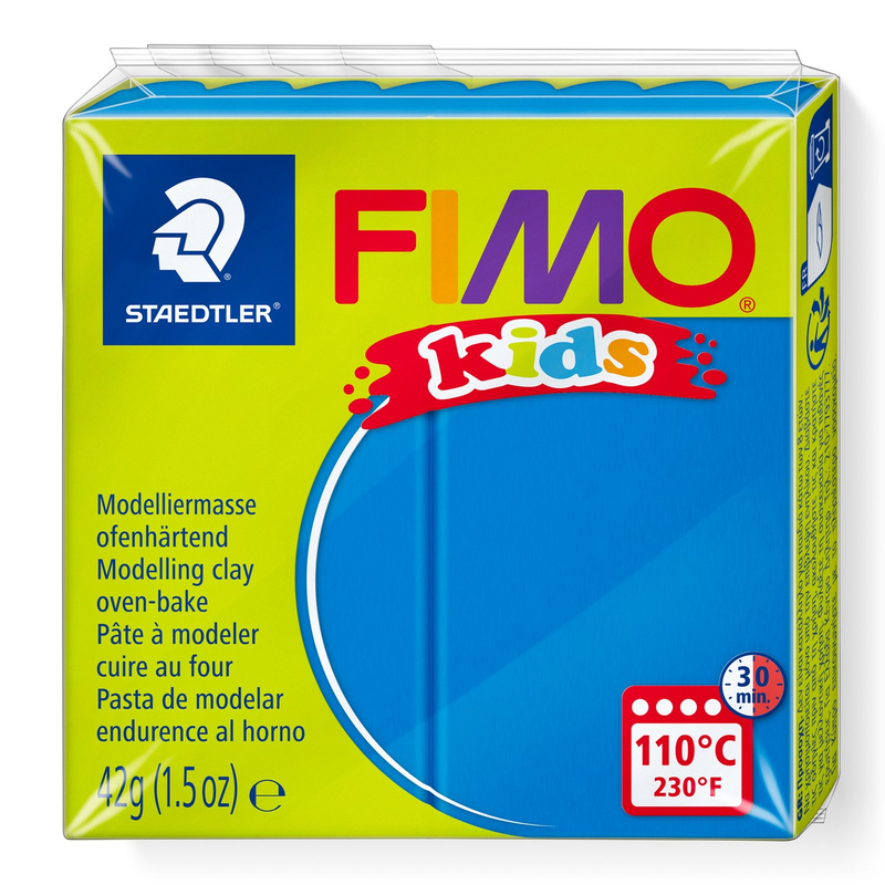 STAEDTLER FIMO Kids Ler 42g 003 Blå