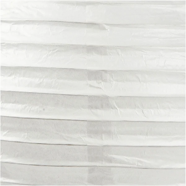 Papirlampe, 20 cm, 1 stk Hvit