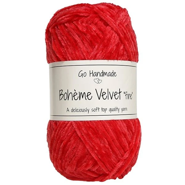 Go Handmade Bohème Velvet Fine 17619 Varm rød