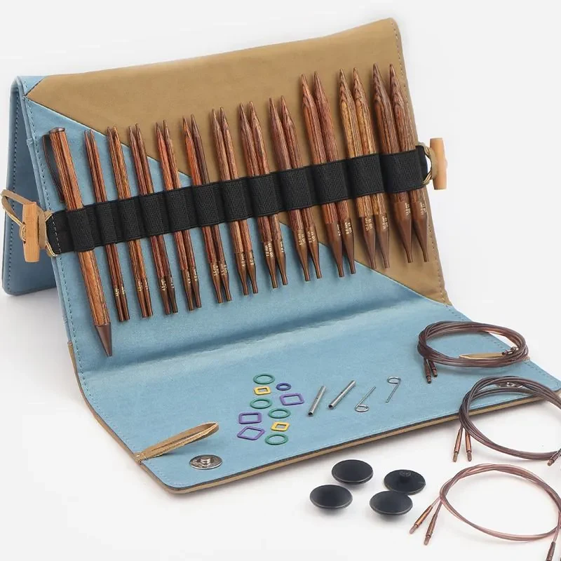 KnitPro Ginger Utskiftbare Rundpinner Sett Deluxe 60/80/100 cm