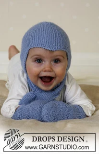 14-16 Baby Aviator Hat fra DROPS Design
