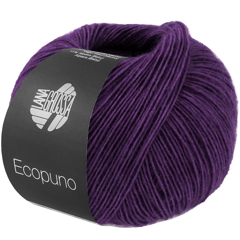 Lana Grossa Ecopuno 217 Dyp lilla