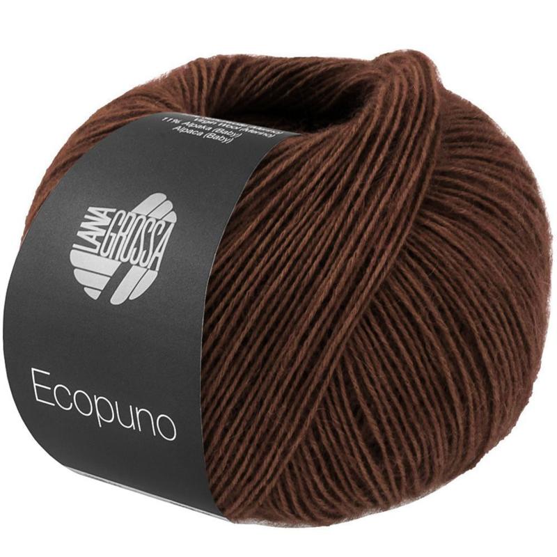 Lana Grossa Ecopuno 224 Sjokoladebrun