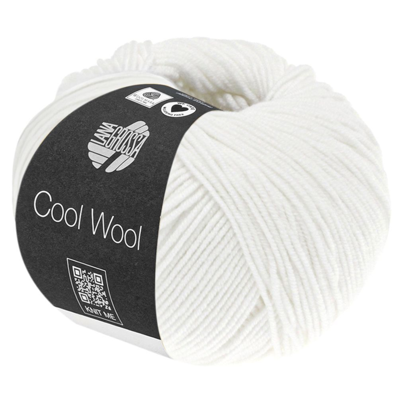 Lana Grossa Cool Wool 431 Hvit