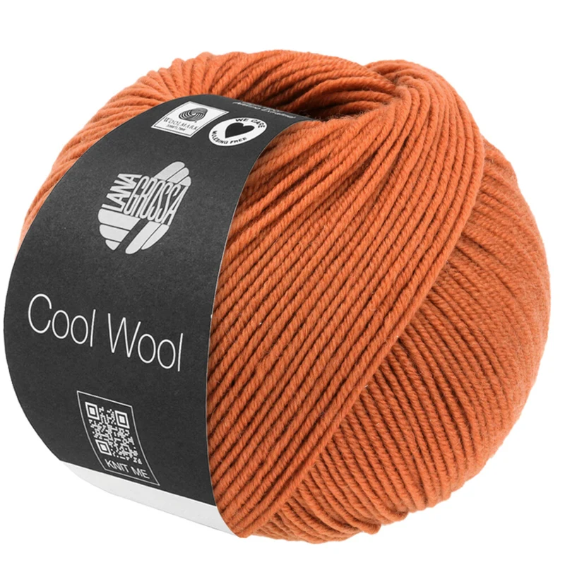 Lana Grossa Cool Wool 2116 Oransjebrun