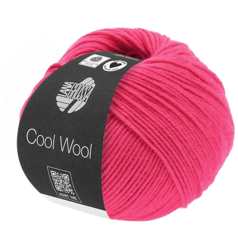 Lana Grossa Cool Wool 2043 Bringebærrød