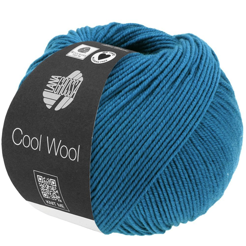 Lana Grossa Cool Wool 2108 Petrolblå