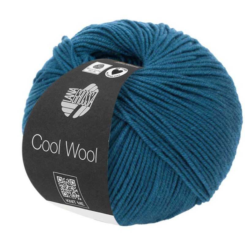 Lana Grossa Cool Wool 2049 Blå petrol