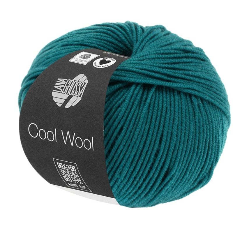 Lana Grossa Cool Wool 2015 Petrolgrønn