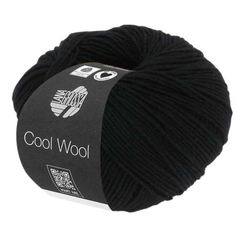 Lana Grossa Cool Wool 433 Svart