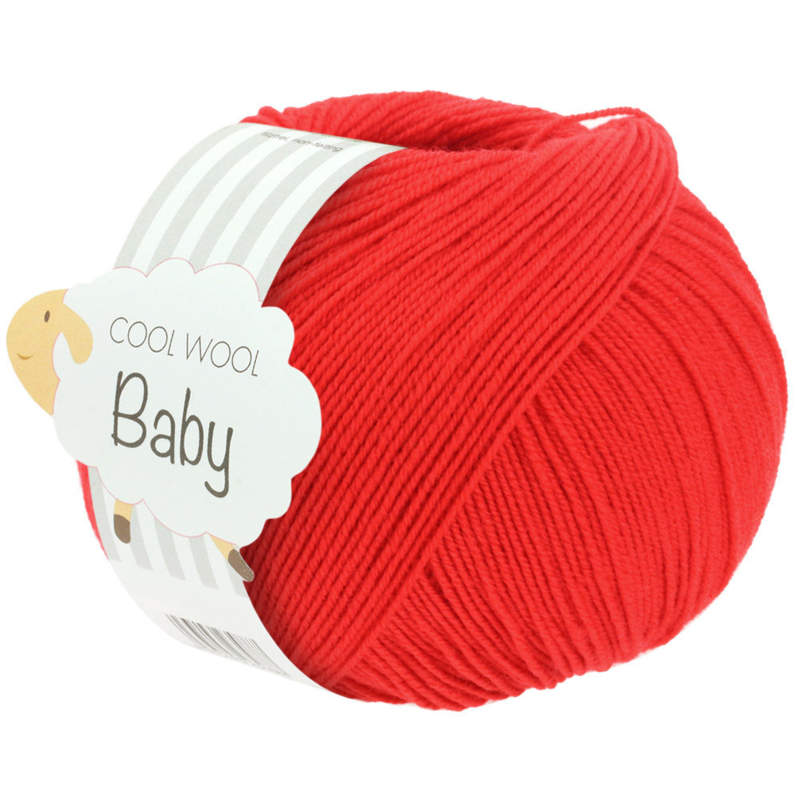 Lana Grossa Cool Wool Baby 293 Rød