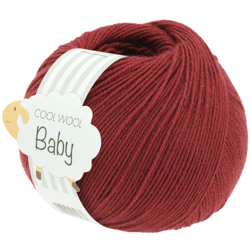 Lana Grossa Cool Wool Baby 281 Vinrød