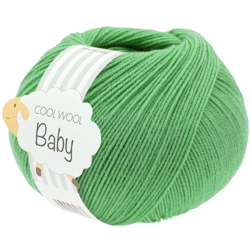 Lana Grossa Cool Wool Baby 325 Jadegrønn