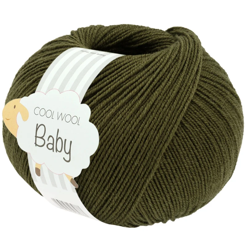 Lana Grossa Cool Wool Baby 349 Skoggrønn