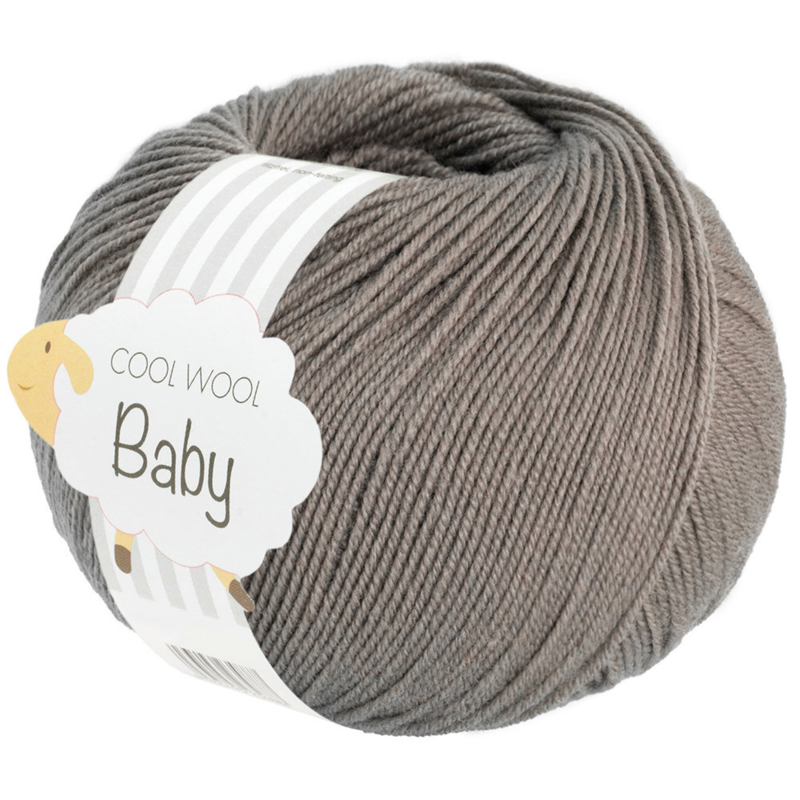 Lana Grossa Cool Wool Baby 324 Perlegrå