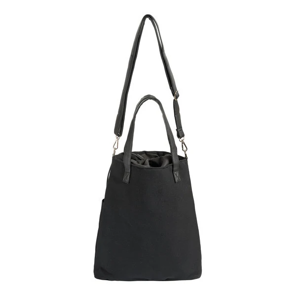 Garnpose med skulderreim, svart