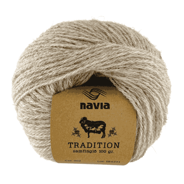 Navia Tradition 902 Lysgrå 100g
