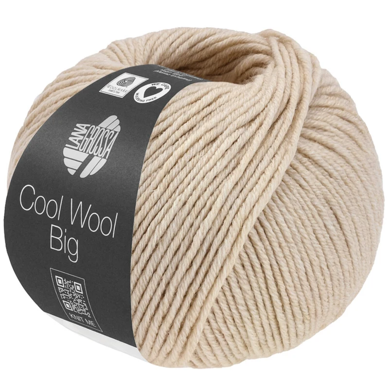 Lana Grossa Cool Wool Big 1707 Beige melert
