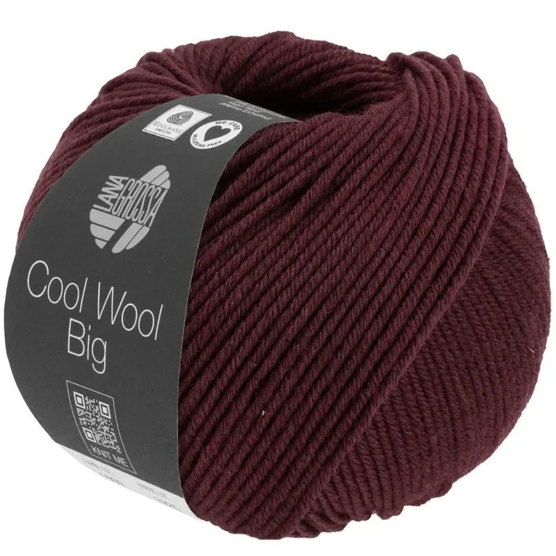 Cool Wool Big 1606 Svart rød melert
