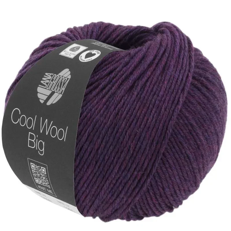 Cool Wool Big 1604 Mørkelilla melert