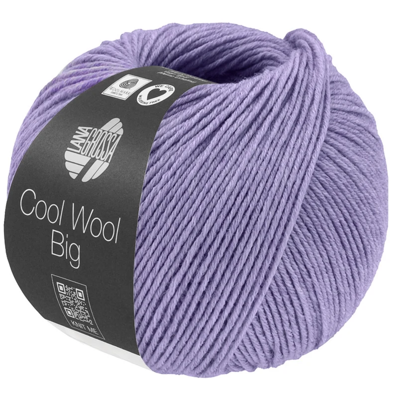 Lana Grossa Cool Wool Big 1698 Lilla melert