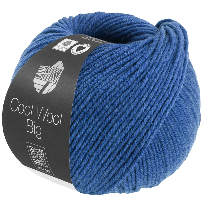 Lana Grossa Cool Wool Big 1703 Blå melert