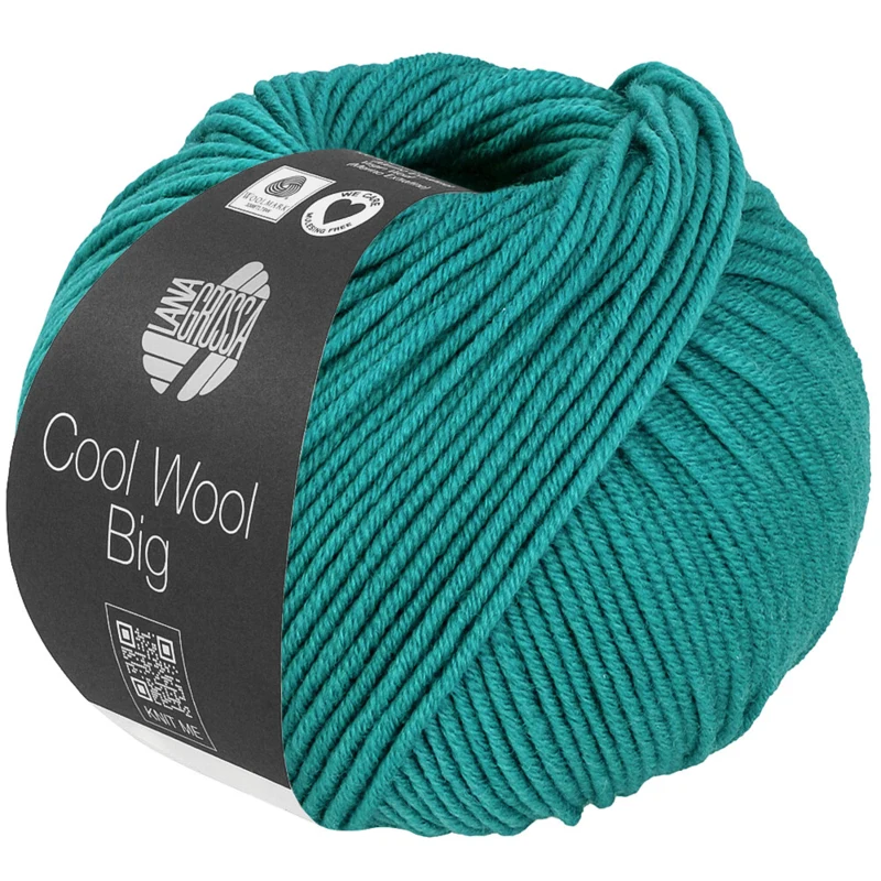Lana Grossa Cool Wool Big 1043 Turkisgrønn