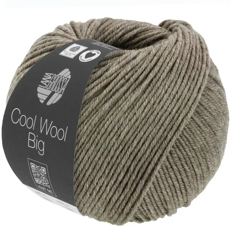 Cool Wool Big 1621 Gråbrun melert