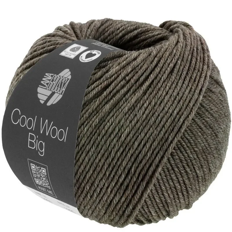 Cool Wool Big →622 Mørkebrun melert