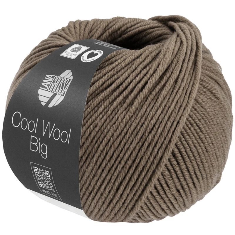 Lana Grossa Cool Wool Big 1708 Taupe melert