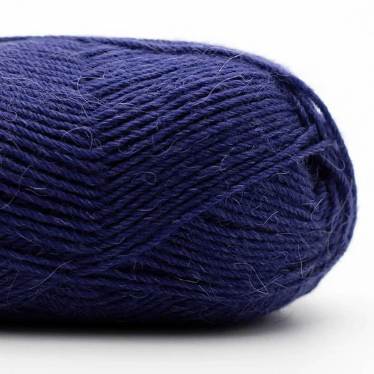 Kremke Soul Wool Edelweiss Alpaka 042 Blå fiolett