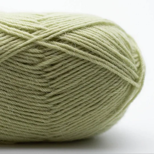 Kremke Soul Wool Edelweiss Alpaka 026 Limegrønn