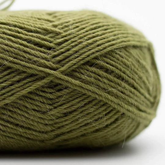 Kremke Soul Wool Edelweiss Alpaka 048 Olivenkvist