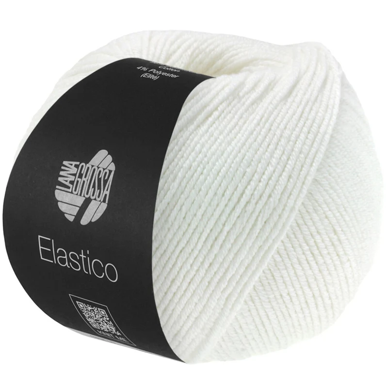 Lana Grossa Elastico 001 Hvit