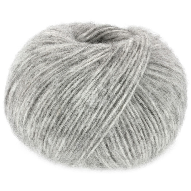 Lana Grossa Natural Alpaca Pelo 03 Lysegrå melert