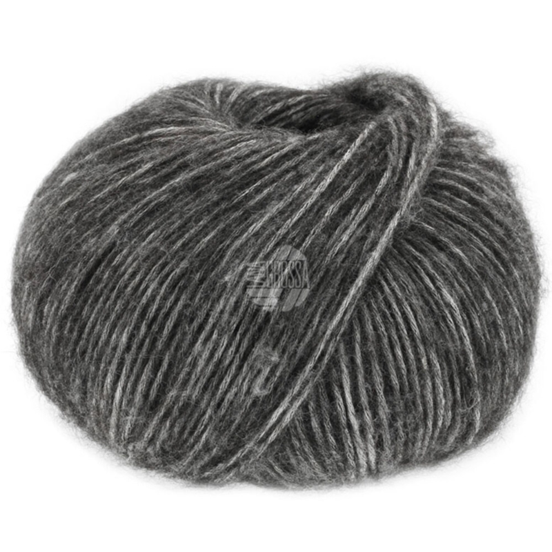 Lana Grossa Natural Alpaca Pelo 04 Mørkegrå melert