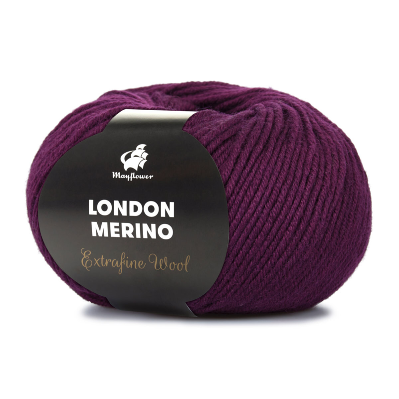 Mayflower London Merino 015 Burgund