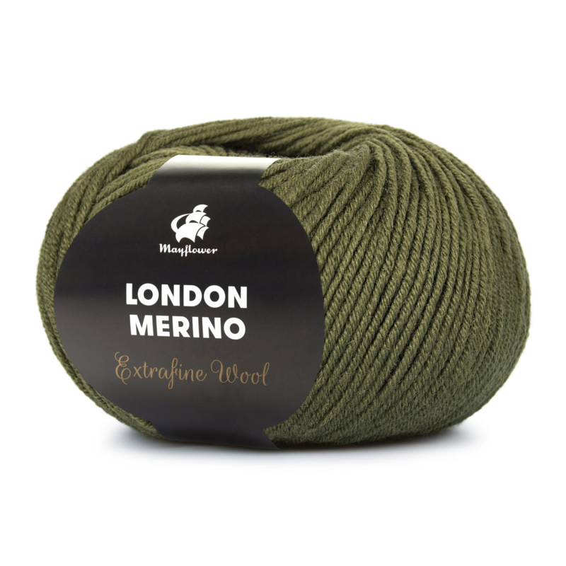 Mayflower London Merino 025 Armygrønn