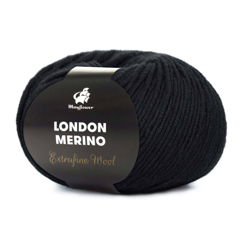 Mayflower London Merino 040 Svart