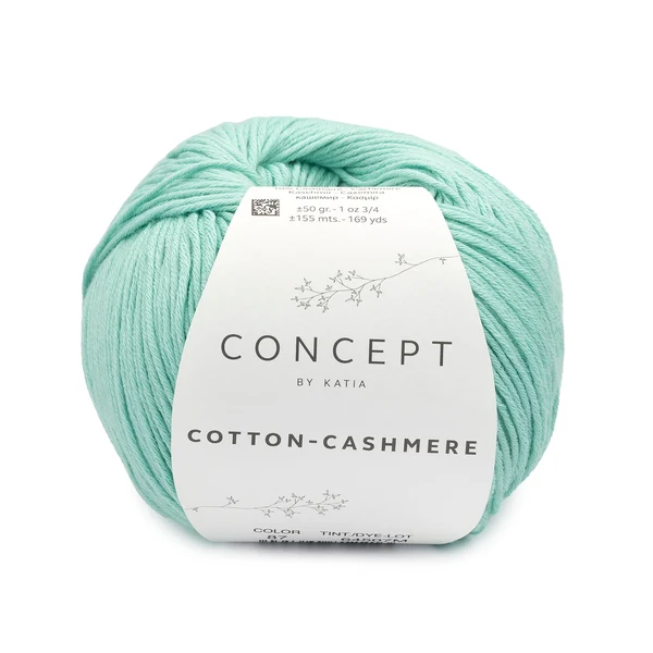 Katia Cotton-Cashmere 87 Lysegrønn